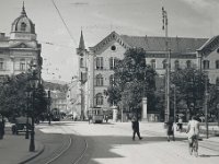 Trg kralja Aleksandra, u pozadini Frankopanska ulica, oko 1935